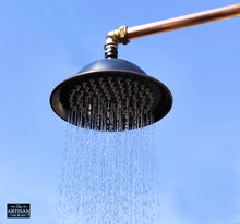 Load image into Gallery viewer, 8 Inch Black Bell Shower Heads