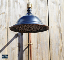 Load image into Gallery viewer, 8 Inch Black Bell Shower Heads