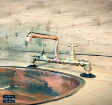 Load image into Gallery viewer, Copper Pipe Mixer Faucet Taps - Swivel Spout