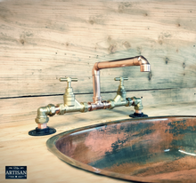 Load image into Gallery viewer, Copper Pipe Mixer Faucet Taps - Swivel Spout