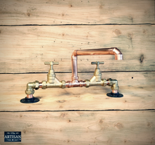 Load image into Gallery viewer, Copper Pipe Mixer Faucet Taps - Swivel Spout