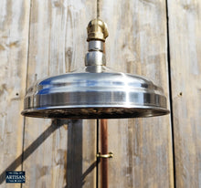 Load image into Gallery viewer, Silver Nickel Shower Head 8 Inch
