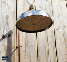 Load image into Gallery viewer, Silver Nickel Shower Head 8 Inch