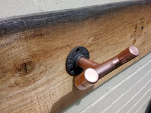 Double Angled Copper Pipe Hook - Miss Artisan