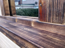 Laden Sie das Bild in den Galerie-Viewer, Reclaimed Solid Wood Rustic Mirror With Shelf - Style 3 - Miss Artisan