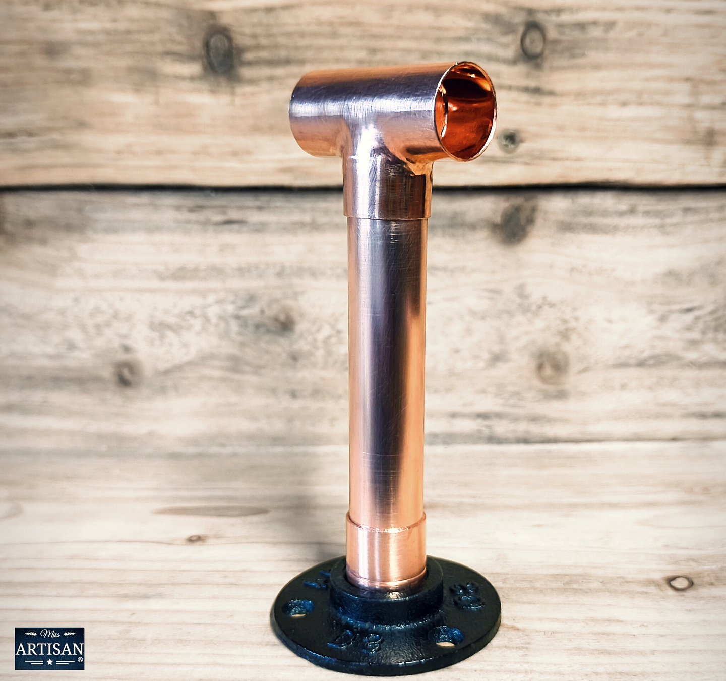 Extended 22mm Copper Pipe Tee Flange Wall Floor Pipe Mount – Miss ...