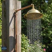 Load image into Gallery viewer, 8 Inch Brass Bell Shower Heads | 8 Inch Brass Bell Shower Heads - Indoor / Outdoor Use