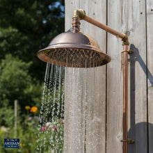 Load image into Gallery viewer, 8 Inch Copper Bell Shower Heads | 8 Inch Copper Bell Shower Heads - Indoor / Outdoor Use