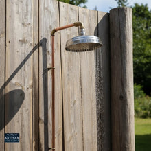 Load image into Gallery viewer, Silver Nickel Shower Head 8 Inch | 8 Inch Nickel Silver Shower Head - Indoor Outdoor Use