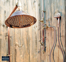 Load image into Gallery viewer, Single Feed Hose Pipe Shower With Lower Tap And Hand Sprayer