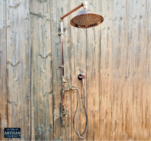 Load image into Gallery viewer, Single Feed Hose Pipe Shower With Lower Tap And Hand Sprayer