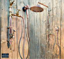 Load image into Gallery viewer, Single Feed Hose Pipe Shower With Lower Tap And Hand Sprayer
