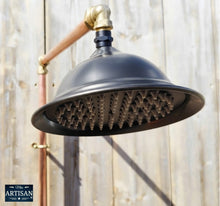 Load image into Gallery viewer, 8 Inch Black Bell Shower Heads