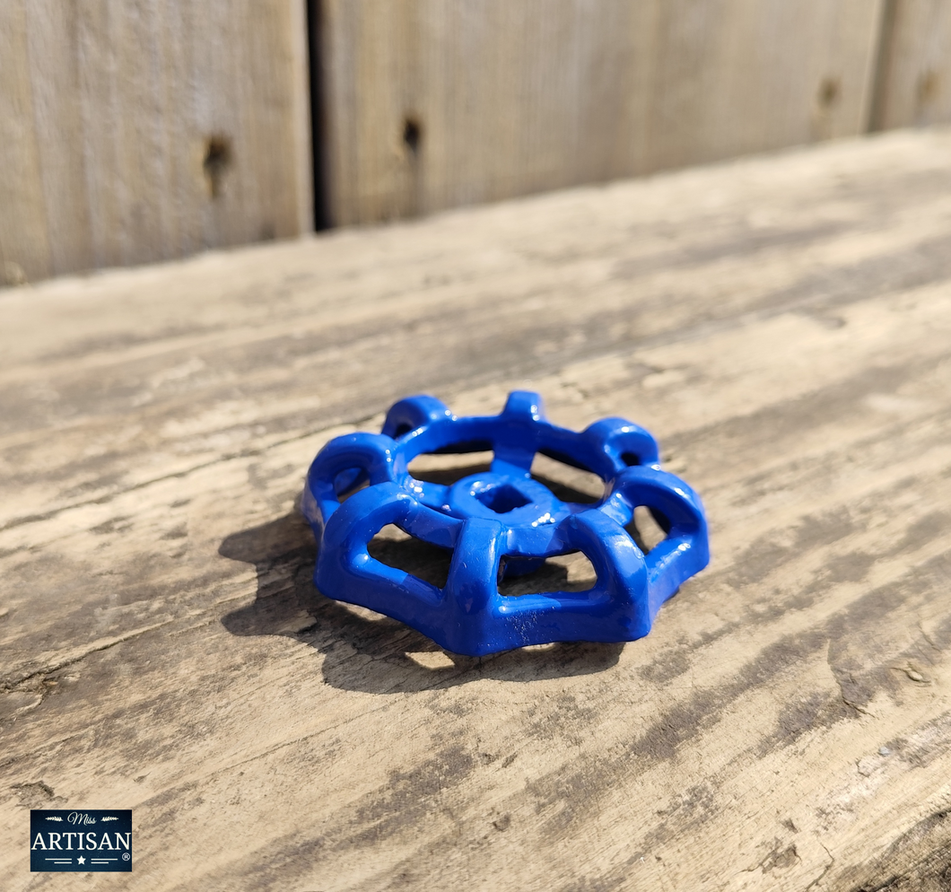 Blue Gate Valve Wheel Handles