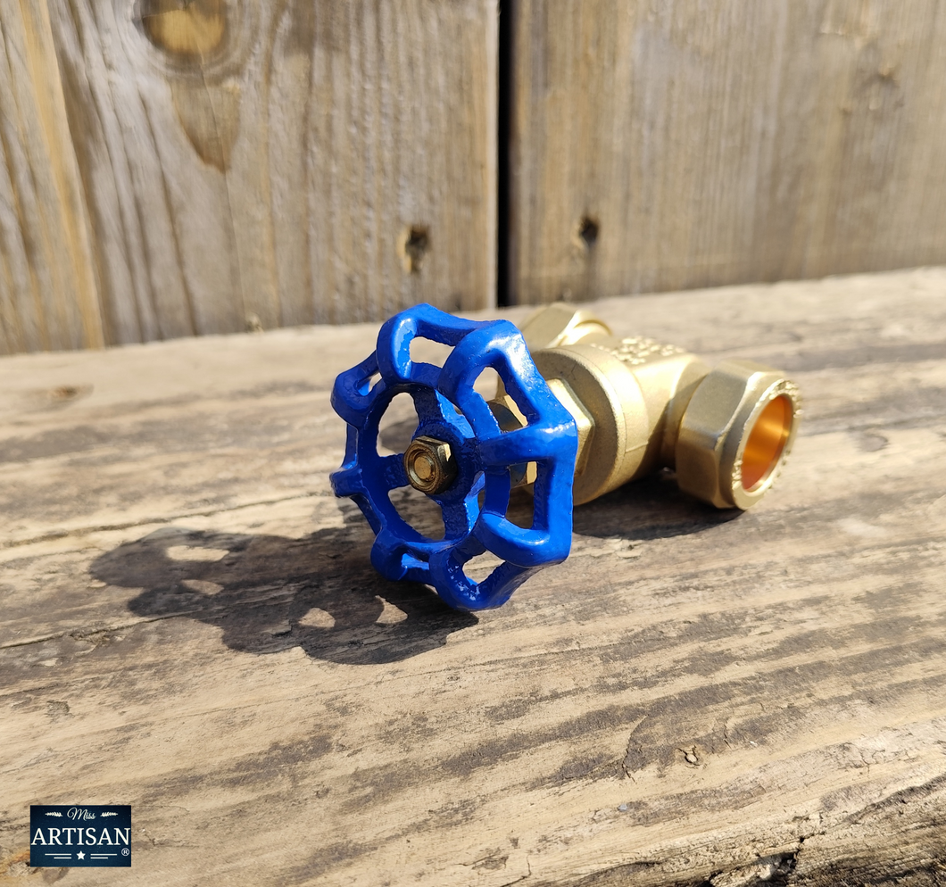 22mm / 15mm Blue Gate Valves