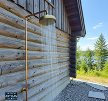 Load image into Gallery viewer, 8 Inch Brushed Brass Shower Heads