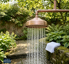 Load image into Gallery viewer, 8 Inch Brushed Copper Shower Heads