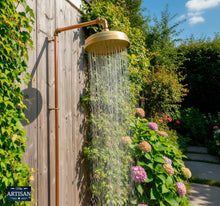 Charger l'image dans la galerie, 8 Inch Brushed Brass Shower Heads