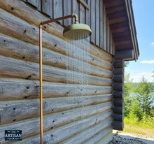 Charger l'image dans la galerie, 8 Inch Brushed Brass Shower Heads