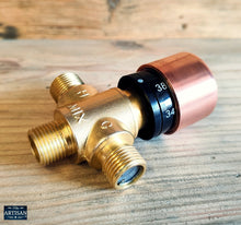 Load image into Gallery viewer, Thermostatic Copper Mixer Valve