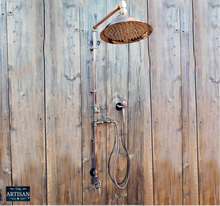 Load image into Gallery viewer, Single Feed Shower With Lower Tap And Hand Sprayer