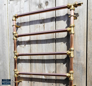 Copper And Brass Radiator With Brass Handles