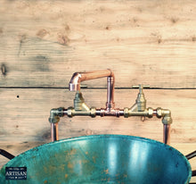 Load image into Gallery viewer, Copper Pipe Mixer Taps - Swivel Spout