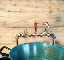 Load image into Gallery viewer, Copper Pipe Mixer Taps - Swivel Spout
