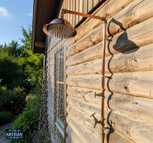 Load image into Gallery viewer, Single Feed Copper Hose Pipe Shower With Garden Tap
