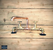 Load image into Gallery viewer, Copper Pipe Mixer Faucet Taps - Swivel Spout