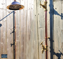 Load image into Gallery viewer, Single Feed Shower With Garden Tap And Down Pipe