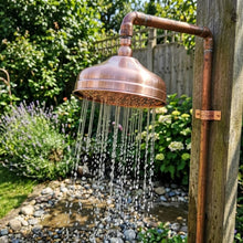 Load image into Gallery viewer, 8 Inch Brushed Copper Shower Heads