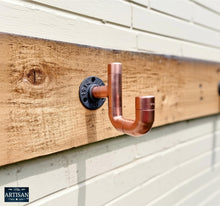 Load image into Gallery viewer, Copper Pipe J Hook