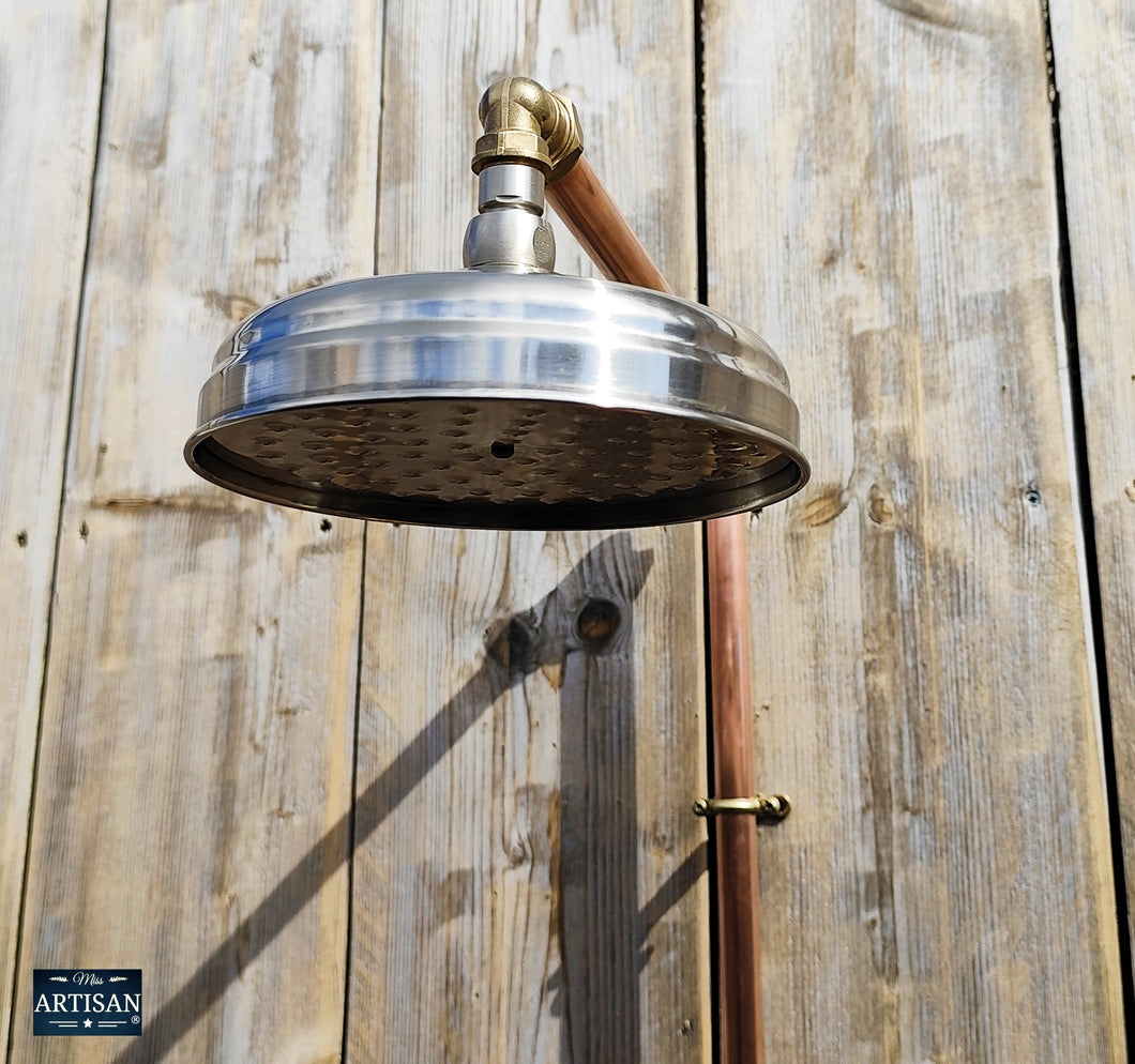 Silver Nickel Shower Head 8 Inch
