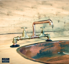 Load image into Gallery viewer, Copper Pipe Mixer Taps - Swivel Spout