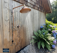 Load image into Gallery viewer, Single Feed Shower With Lower Tap And Hand Sprayer