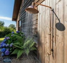 Load image into Gallery viewer, Single Feed Shower With Outside Hose Pipe Tap Faucet