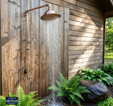 Load image into Gallery viewer, Single Feed Shower With Outside Hose Pipe Tap Faucet
