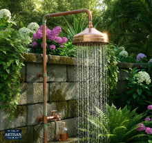 Load image into Gallery viewer, 8 Inch Brushed Copper Shower Heads