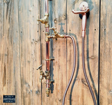 Load image into Gallery viewer, Single Feed Hose Pipe Shower With Lower Tap And Hand Sprayer