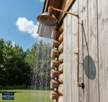 Charger l'image dans la galerie, Single Feed Copper Rainfall Shower