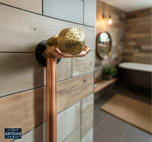 Load image into Gallery viewer, Solid Brass Head Handheld Shower Sprayer