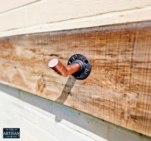 Load image into Gallery viewer, Angled Copper Pipe Hook