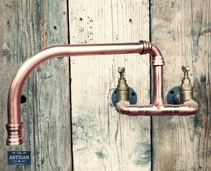 Copper Pipe Mixer Tap Wide Reach