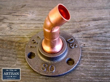 Load image into Gallery viewer, 15m Copper Pipe 45 Degree Flange - Miss Artisan