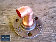 Load image into Gallery viewer, 15m Copper Pipe Elbow Flange - Miss Artisan