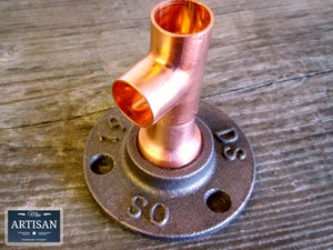 15m Copper Pipe Side Tee Flange - Miss Artisan
