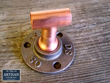 Load image into Gallery viewer, 15m Copper Pipe Tee Flange - Miss Artisan