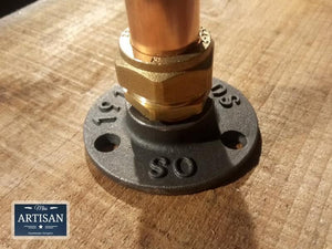 22mm Brass Compression Flange Pipe Mount - Miss Artisan