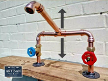 Charger l&#39;image dans la galerie, Copper Pipe Mixer Swivel Faucet Taps - Miss Artisan